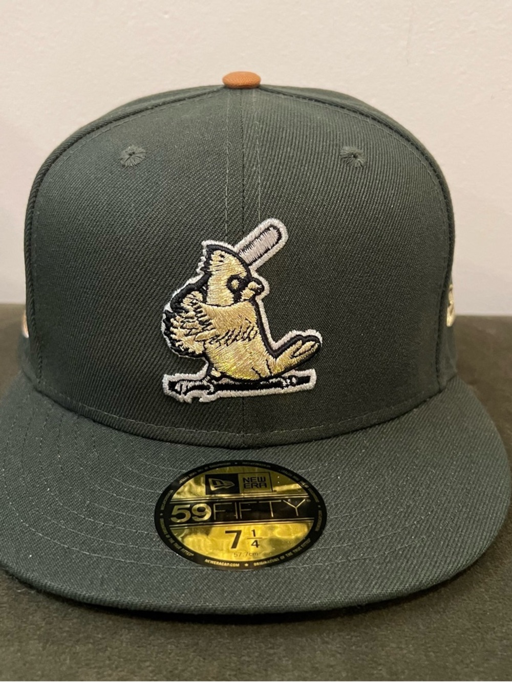 New Era 59FIFTY St. Louis Cardinals Black & Gold Fitted Cap - Size 7 1/4